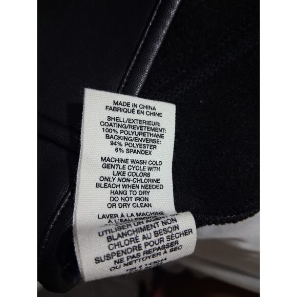 Avec Les Filles Women's size M Faux-Leather Whimsigoth Witchy Seamed Bustier Top - Picture 11 of 12